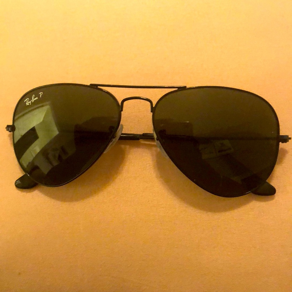 Ray-Ban polarized lenses.
